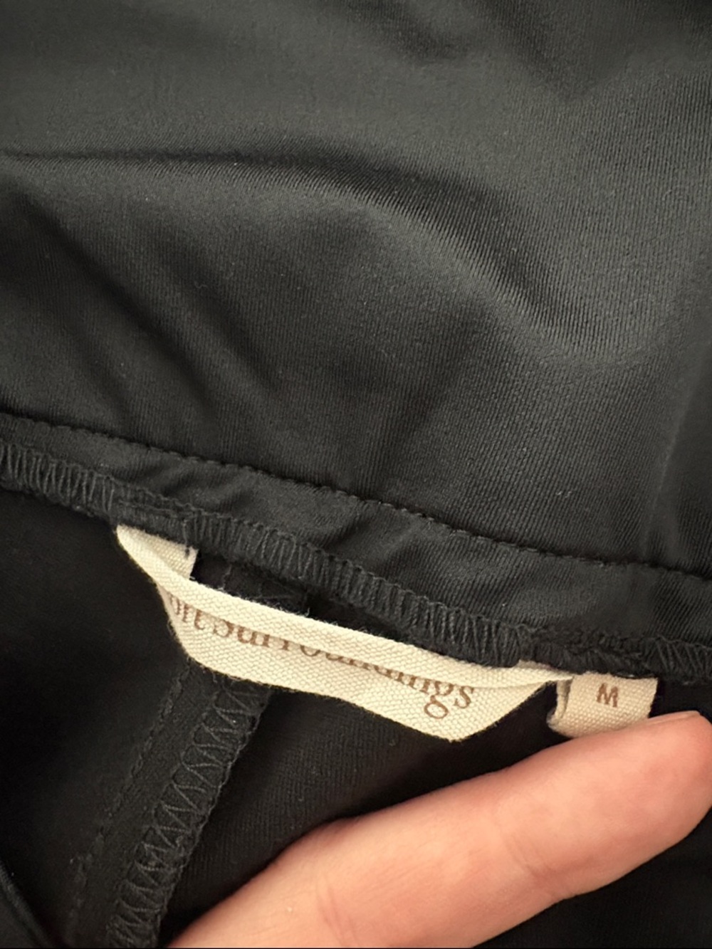Soft Surroundings Black Ponte Twilight Pants Leggings - Picture 3 of 4